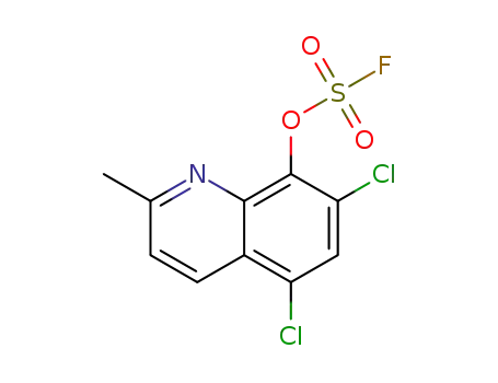5,7-dichloro-2-methyl-quinoline-8-oxysulfonyl fluoride