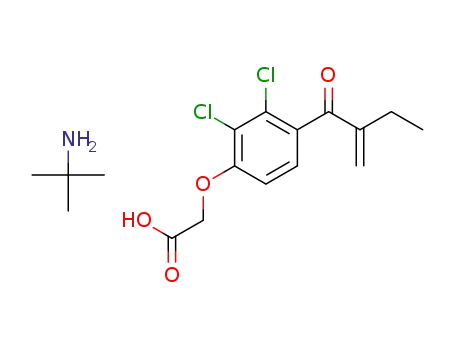 t-butylamine salt of ethacrynic acid