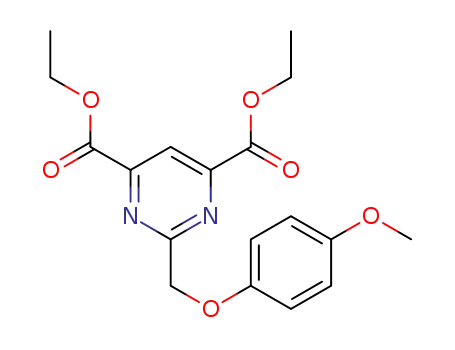 diethyl 2-[(4-methoxyphenoxy)methyl]pyrimidine-4,6-dicarboxylate