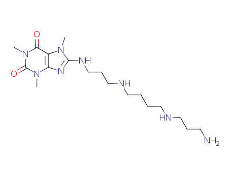 8-(3-(4-(3-aminopropylamino)butylamino)propylamino)caffeine