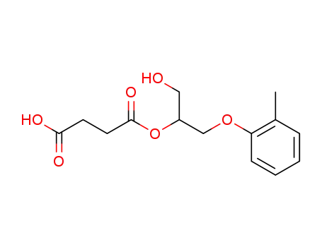 succinic acid mono-(β-hydroxy-β'-o-tolyloxy-isopropyl ester)