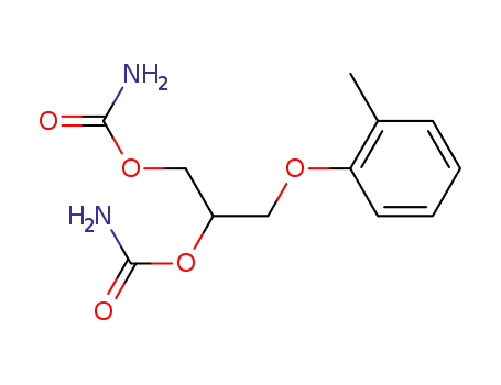 1,2-bis-carbamoyloxy-3-o-tolyloxy-propane