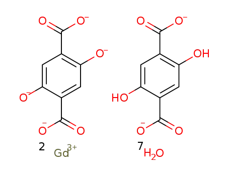 {[Gd2(2,5-dihydroxyterephthalato)(2,5-dioxidoterephthalato)(H2O)5]*2H2O}n