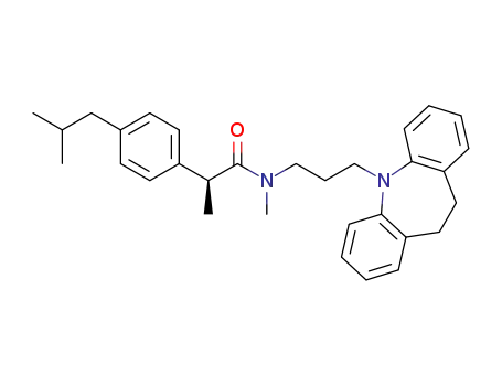 (S)-N-(3-(10,11-dihydro-5H-dibenzo[b,f]azepin-5-yl)propyl)-2-(4-isobutylphenyl)-N-methylpropanamide