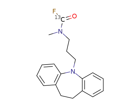 (3-(10,11-dihydro-5H-dibenzo[b,f]azepin-5-yl)propyl)(methyl)carbamic fluoride-[13C]