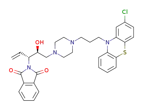 2-((3R,4S)-5-(4-(3-(2-chloro-10H-phenothiazin-10-yl)propyl)piperazin-1-yl)-4-hydroxypent-1-en-3-yl)isoindoline-1,3-dione