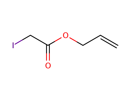 Molecular Structure of 90711-60-7 (Acetic acid, iodo-, 2-propenyl ester)