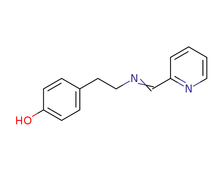 4-(2-(pyridin-2-ylmethyleneamino)ethyl)phenol