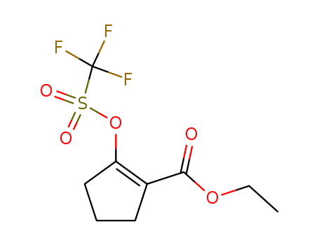 ethyl 2-(trifluoromethylsulfonyloxy)-1-cyclopente