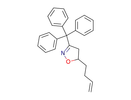 5-(But-3-en-1-yl)-3-(triphenylmethyl)-4,5-dihydro-1,2-oxazole