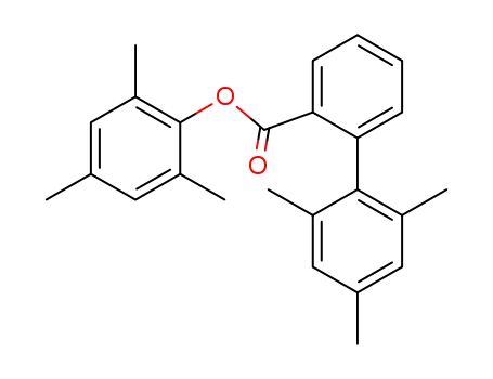Molecular Structure of 128499-34-3 ([1,1'-Biphenyl]-2-carboxylic acid, 2',4',6'-trimethyl-, 2,4,6-trimethylphenyl
ester)