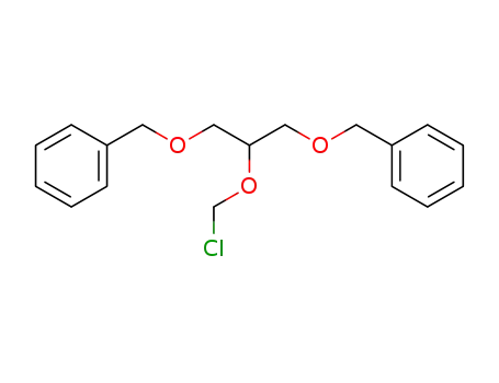Molecular Structure of 74564-16-2 (1,1'-[[2-(Chloromethoxy)-1,3-propanediyl]bis(oxymethylene)]bisbenzene)
