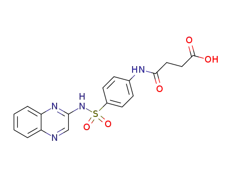 N-(4-quinoxalin-2-ylsulfamoyl-phenyl)-succinamic acid