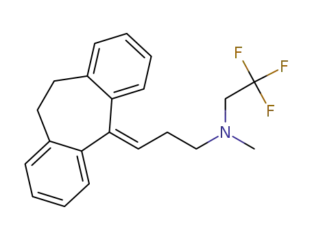 3-(10,11-dihydro-5H-dibenzo[a,d][7]annulen-5-ylidene)-N-methyl-N-(2,2,2-trifluoroethyl)propan-1-amine