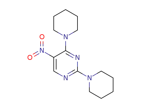 5-nitro-2,4-di(piperidin-1-yl)pyrimidine