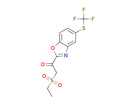 2-(ethylsulfonyl)-1-(5-((trifluoromethyl)thio)benzo[d]oxazol-2-yl)ethan-1-one