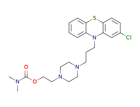 1-[3-(2-chloro-phenothiazin-10-yl)-propyl]-4-(2-dimethylcarbamoyloxy-ethyl)-piperazine