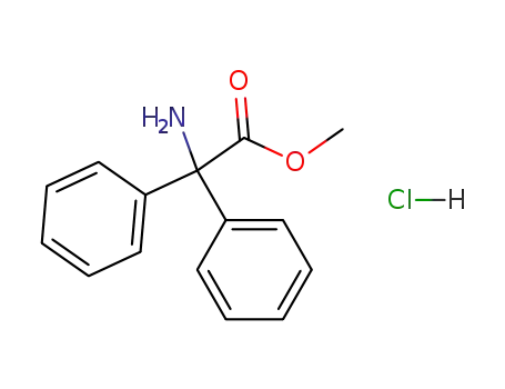 Molecular Structure of 93504-24-6 (methyl amino(diphenyl)acetate)
