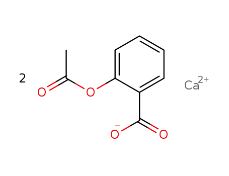 Molecular Structure of 69-46-5 (Calcium aspirin)