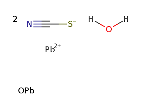 thiocyanic acid ; lead (II)-compound with lead (II)-oxide