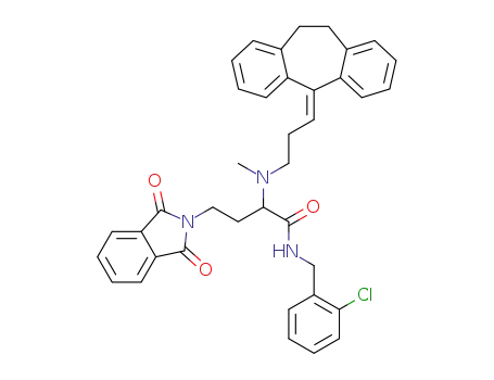 N-[(2-chlorophenyl)methyl]-4-(1,3-dioxo-2,3-dihydro-1H-isoindol-2-yl)-2-[methyl(3-{tricyclo[9.4.0.03,8]pentadeca-1(11),3,5,7,12,14-hexaen-2-ylidene}propyl)amino]butanamide