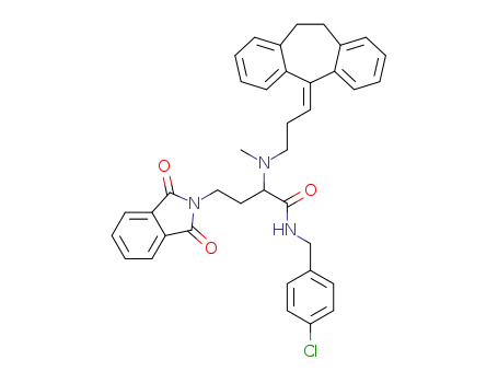 N-[(4-chlorophenyl)methyl]-4-(1,3-dioxo-2,3-dihydro-1H-isoindol-2-yl)-2-[methyl(3-{tricyclo[9.4.0.03,8]pentadeca-1(11),3,5,7,12,14-hexaen-2-ylidene}propyl)amino]butanamide
