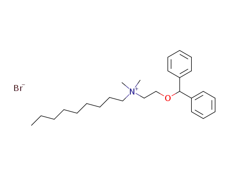 (2-benzhydryloxy-ethyl)-dimethyl-nonyl-ammonium; bromide