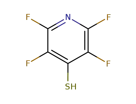 Molecular Structure of 19736-58-4 (4-Pyridinethiol, 2,3,5,6-tetrafluoro-)