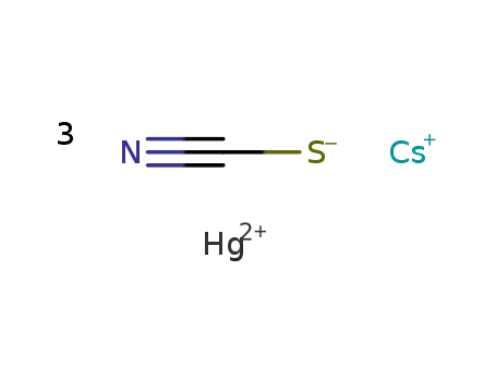 casium tris(thiocyanato)mercurate(II)