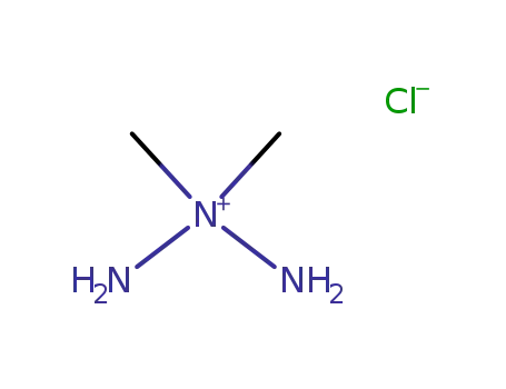 Molecular Structure of 13166-44-4 (Triazanium, 2,2-dimethyl-, chloride)