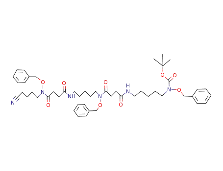 27--6,17-bis(benzyloxy)-7,10,18,21-tetraoxo-6,11,17,22-tetraazaheptacosanenitrile