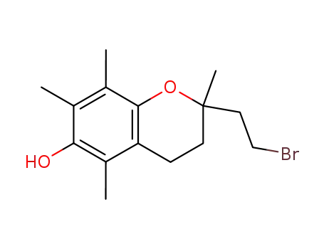 2-(2-bromoethyl)-3,4-dihydro-6-hydroxy-2,5,7,8-tetramethyl-2H-1-benzopyran