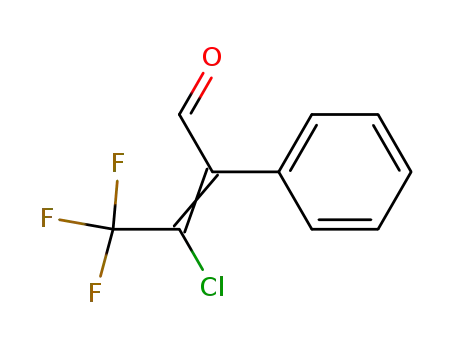 3-chloro-4,4,4-trifluoro-2-phenyl-but-2-enal