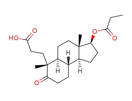 5-oxo-17β-propionyloxy-4-nor-3,5-secoandrostan-3-oic acid