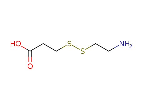 Propanoic acid, 3-[(2-aminoethyl)dithio]-