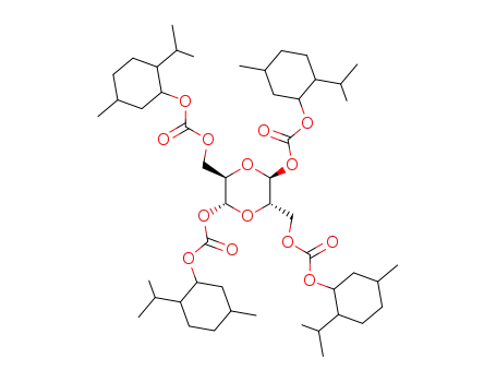 2,5-bis(Menthoxycarbonyloxymethylene)-3,6-bis(menthoxycarbonyloxy)-1,4-dioxane
