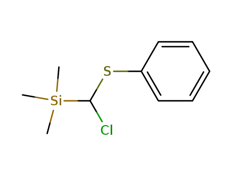 Molecular Structure of 79239-13-7 (Chloro(trimethylsilyl)methylphenyl sulfide)