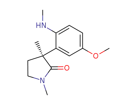 (S)-3-(5-Methoxy-2-methylamino-phenyl)-1,3-dimethyl-pyrrolidin-2-one