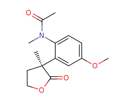 N-[4-Methoxy-2-((S)-3-methyl-2-oxo-tetrahydro-furan-3-yl)-phenyl]-N-methyl-acetamide