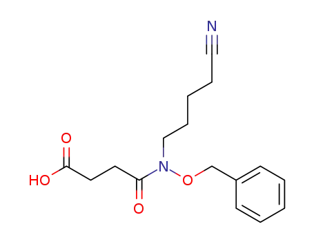 N-(4-Cyanobutyl)-N-(benzyloxy)succinamic Acid
