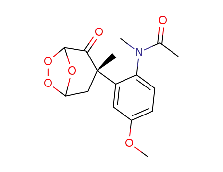 N-[4-Methoxy-2-((S)-3-methyl-2-oxo-6,7,8-trioxa-bicyclo[3.2.1]oct-3-yl)-phenyl]-N-methyl-acetamide