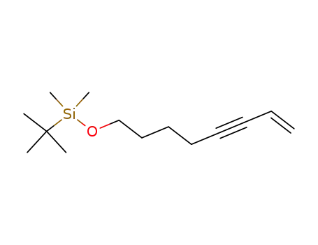 Molecular Structure of 138059-76-4 (Silane, (1,1-dimethylethyl)dimethyl(7-octen-5-ynyloxy)-)
