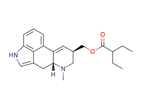 9,10-didehydro-6-methyl-8β-ergolinylmethyl-2-ethylbutyrate