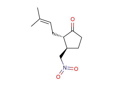 3β-nitromethyl-2α-(2-isopentenyl)cyclopentan-1-one