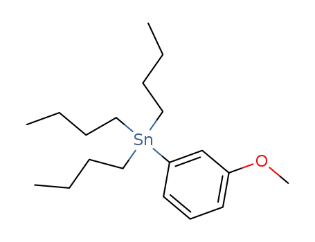 Molecular Structure of 122439-11-6 (Tributyl(3-methoxyphenyl)stannane)