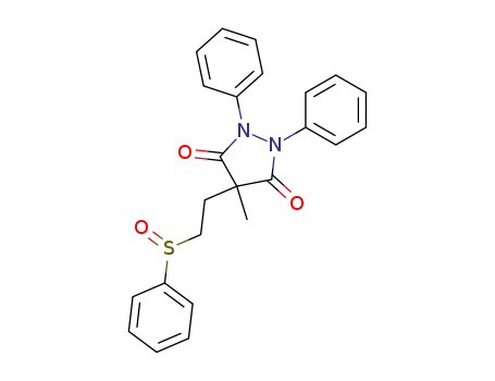 4-(2-phenylthienylethyl)-4-methyl-1,2-diphenyl-3,5-pyrazolidinedione
