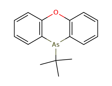 Molecular Structure of 39548-35-1 (10H-Phenoxarsine, 10-(1,1-dimethylethyl)-)