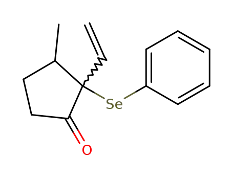 3-Methyl-2-phenylselanyl-2-vinyl-cyclopentanone