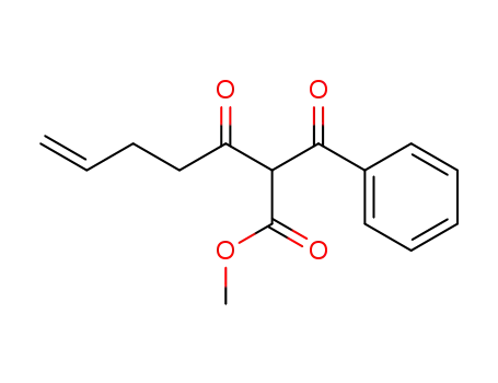 Molecular Structure of 142920-94-3 (Benzenepropanoic acid, b-oxo-a-(1-oxo-4-pentenyl)-, methyl ester)