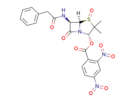N-[(5R)-2ξ-(2,4-dinitro-benzoyloxy)-3,3-dimethyl-4t,7-dioxo-(5rH)-4λ4-thia-1-aza-bicyclo[3.2.0]hept-6t-yl]-2-phenyl-acetamide